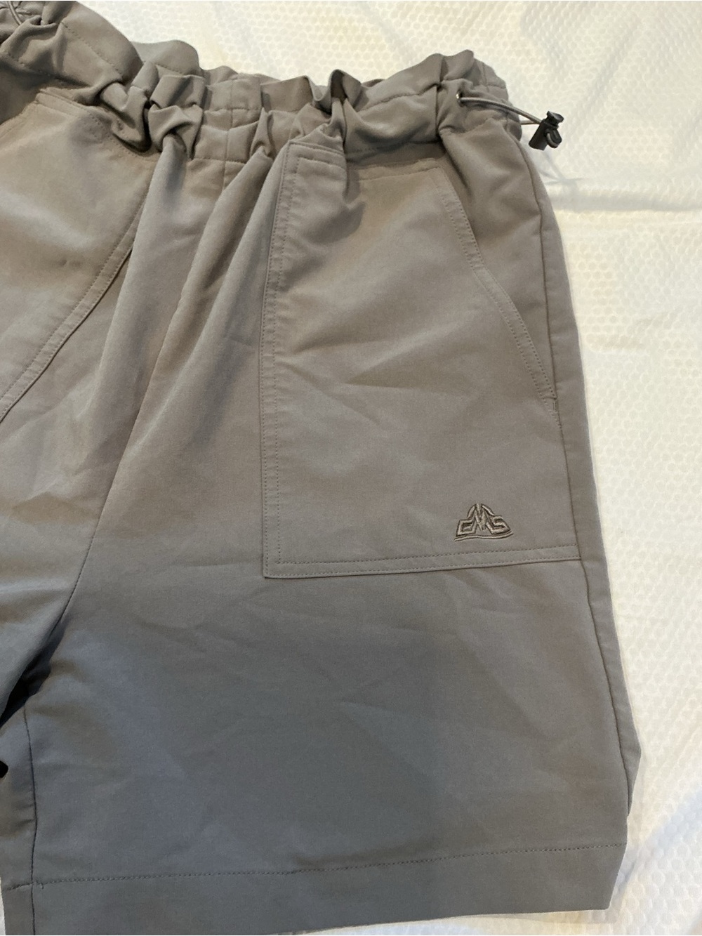 Athletic Drawstring Shorts in Gray - Picture 4 of 6